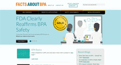Desktop Screenshot of factsaboutbpa.org