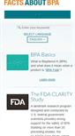 Mobile Screenshot of factsaboutbpa.org